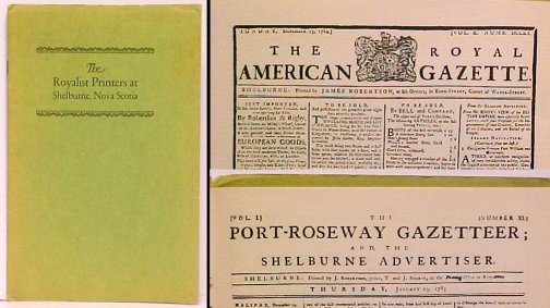Image for Royalist Printers at Shelburne, Nova Scotia