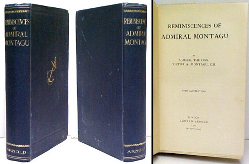 Image for Reminiscences of Admiral Montagu. no dj. Reminiscences of Admiral Montagu. no dj.