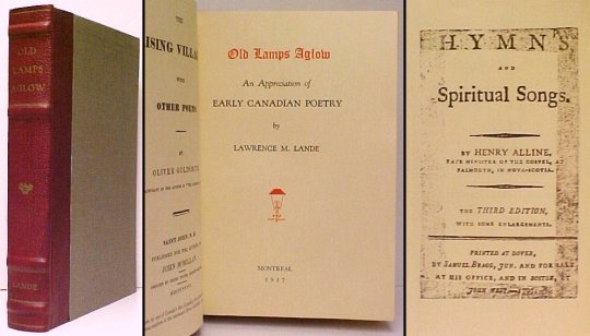Image for Old Lamps Aglow : An Appreciation of Early Canadian Poetry. De Luxe Edition. signed