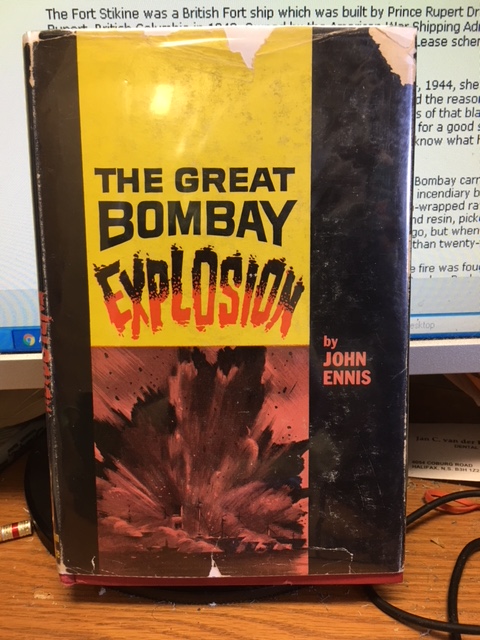 The Great Bombay Explosion. First Edition in dustjacket