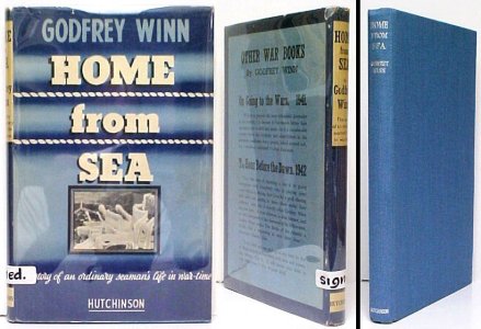 Home from Sea: A Chronicle in a Prologue, Three Acts, and an Epilogue. 4thprinting in dustjacket, Signed