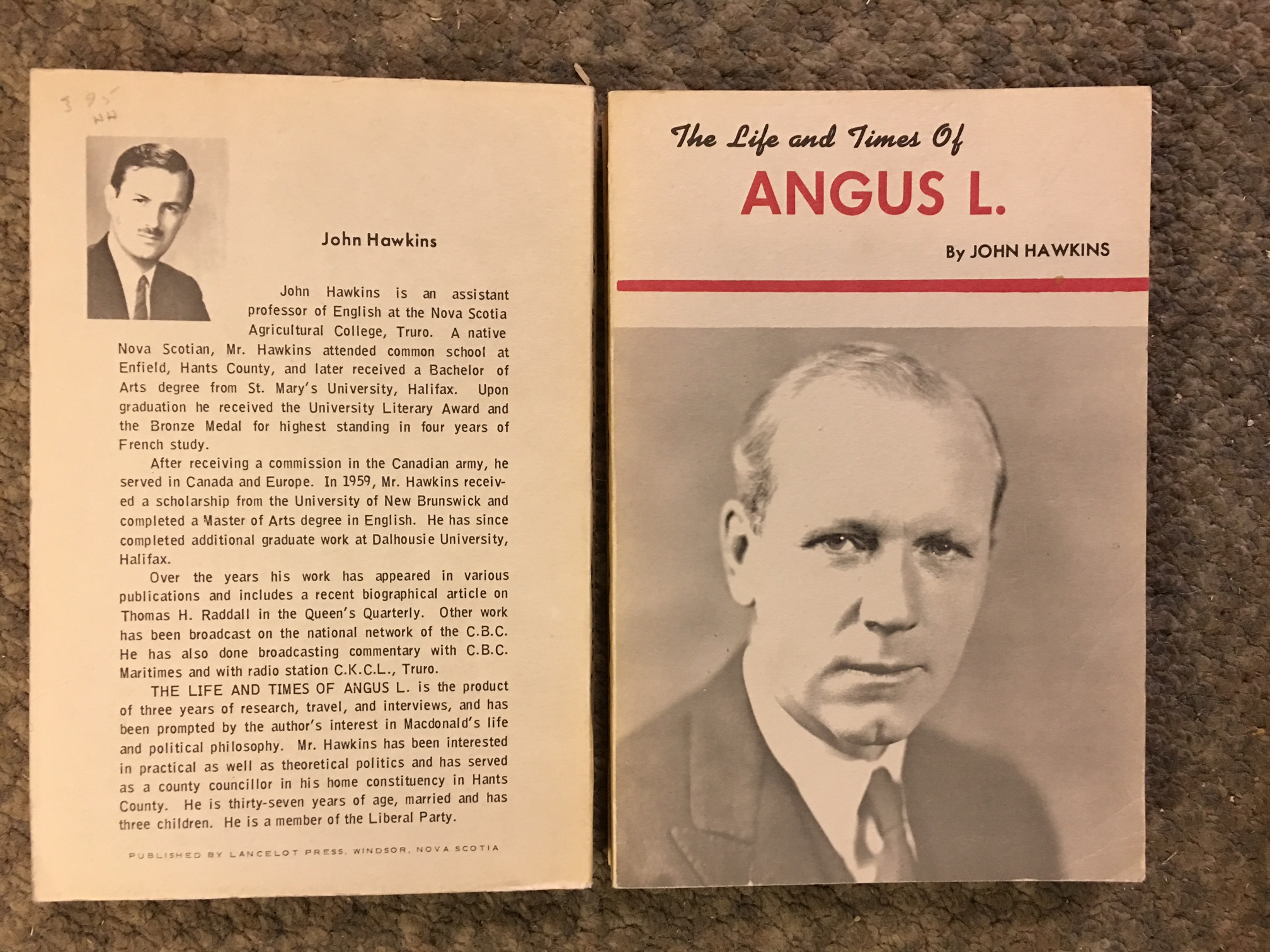 Life and Times of Angus L. First Edition. Image for Life and Times of Angus L. First Edition.
