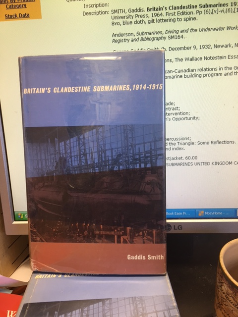 Image for Britain's Clandestine Submarines 1914-1915.  First Edition in dustjacket.
