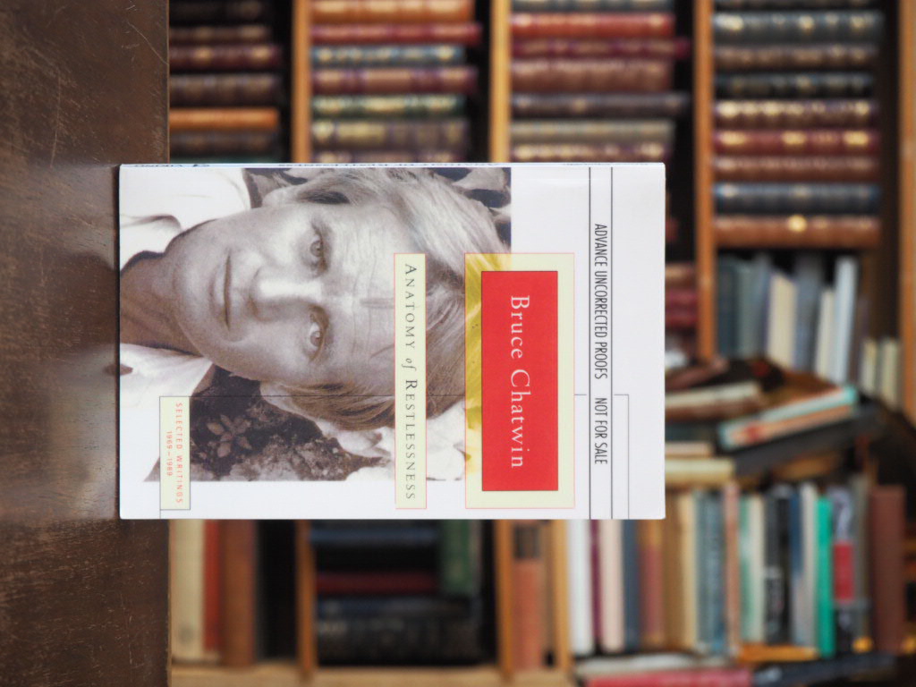 Anatomy of Restlessness. : Selected Writings 1969-1989. uncorrected proof.