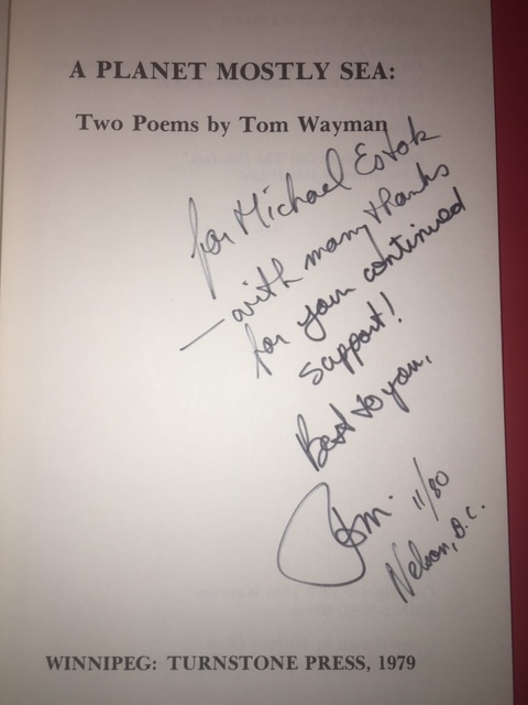 Image for A Planet Mostly Sea : Two Poems. First Edition, Signed