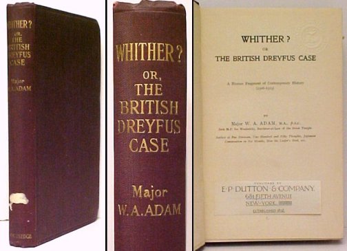 Image for Whither? or the British Dreyfus Case