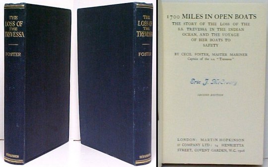 Image for 1700 Miles in Open Boats : The Story of the Loss of the S.S. Travessa in the Indian Ocean, and the Voyage of Her Boats to Safety.  2d ed.