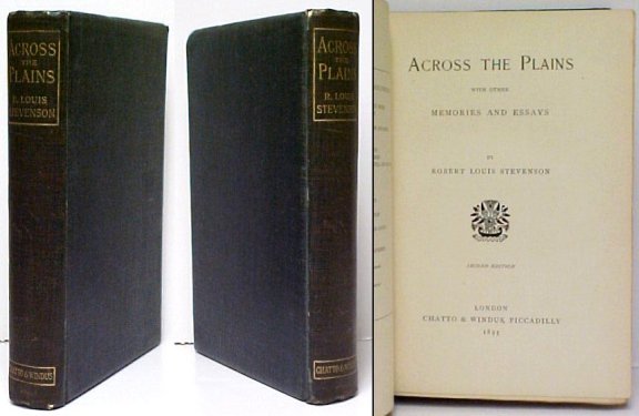 Image for Across the Plains : With Other Memories and Essays. 2d ed Across the Plains : With Other Memories and Essays. 2d ed