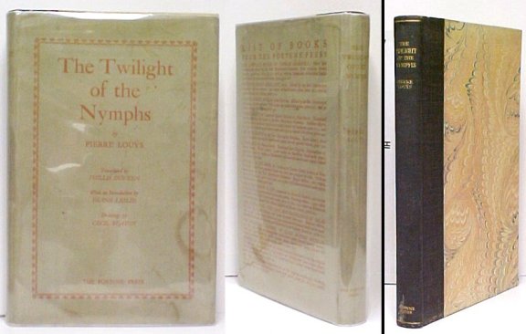 Image for Twilight of the Nymphs. Translated by Phillis Duveen; With an Introduction by Shane Leslie. Limited Edition