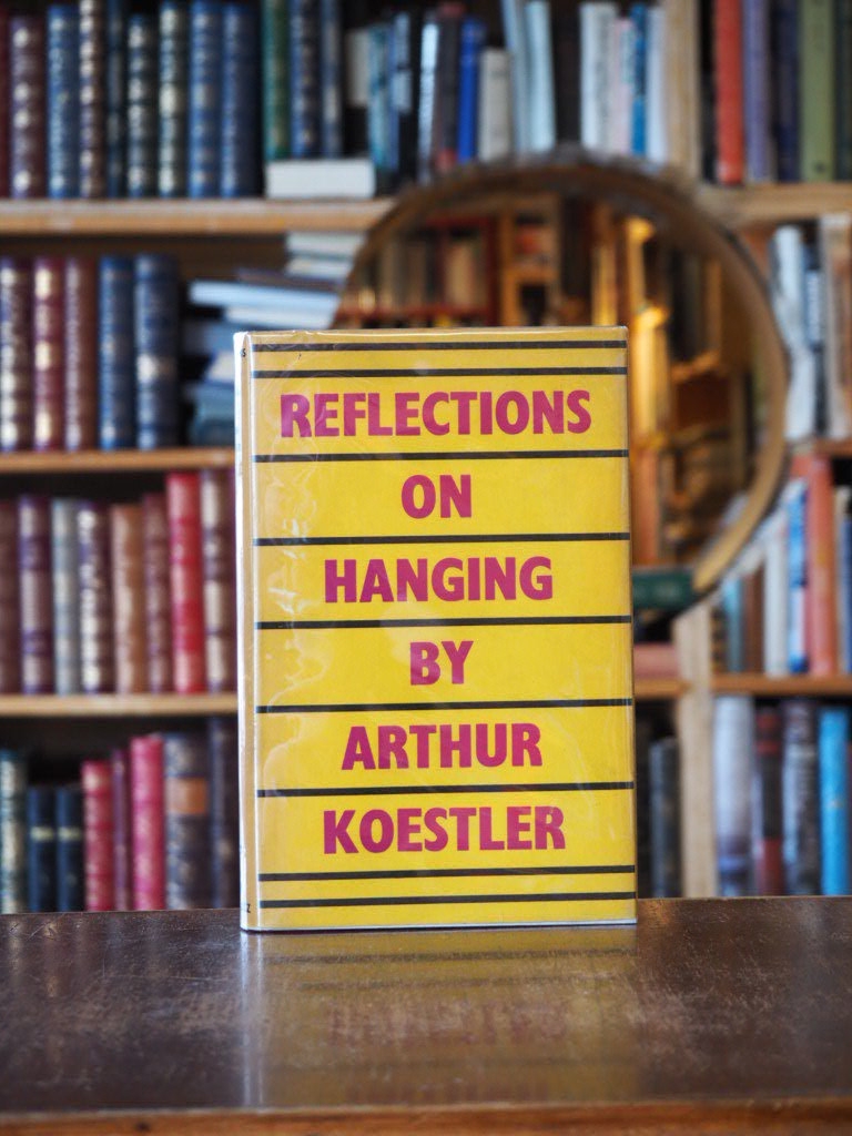 Reflections on Hanging. First Edition in dustjacket