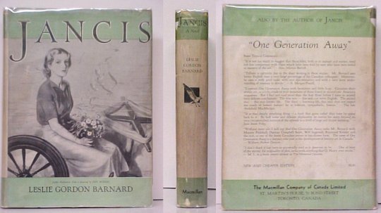 Jancis. First Edition in dustjacket