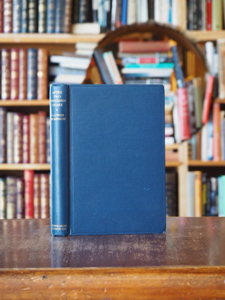 After Two Thousand Years: A Dialogue between Plato and a Modern Young Man. no dj.