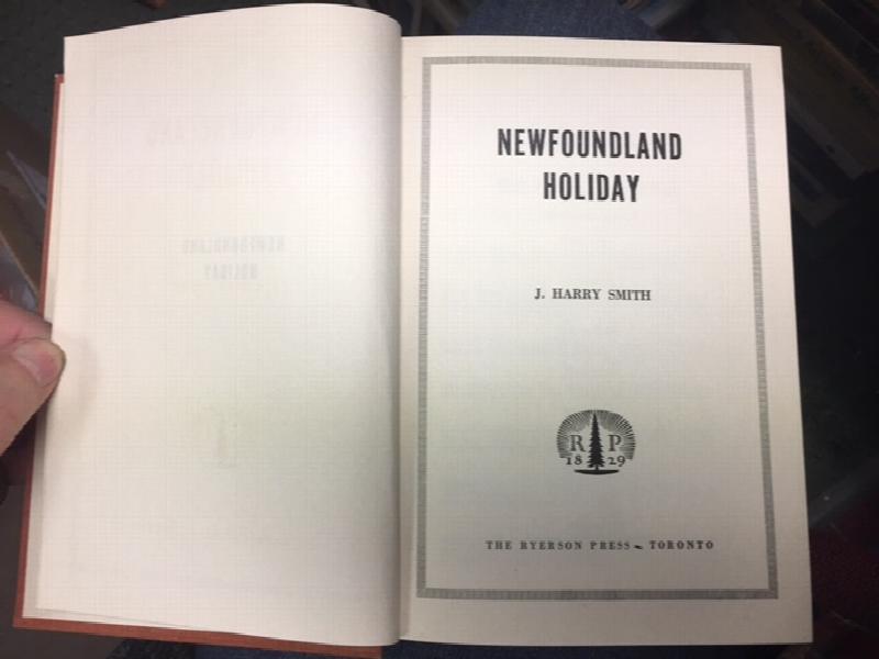 Newfoundland Holiday First Edition in dust jacket