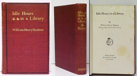 Idle Hours in a Library Image for Idle Hours in a Library