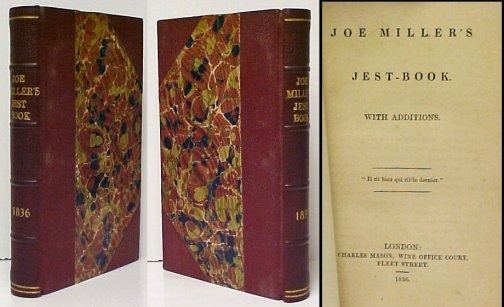 Joe Miller's Jest-Book. half leather.