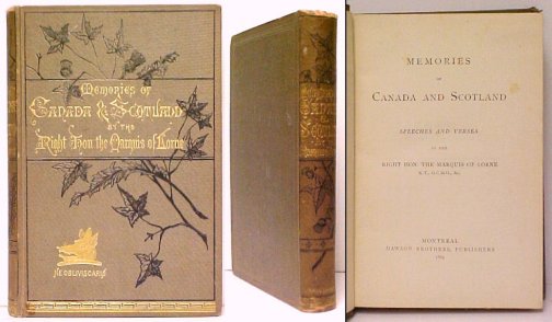 Image for Memories of Canada and Scotland Memories of Canada and Scotland