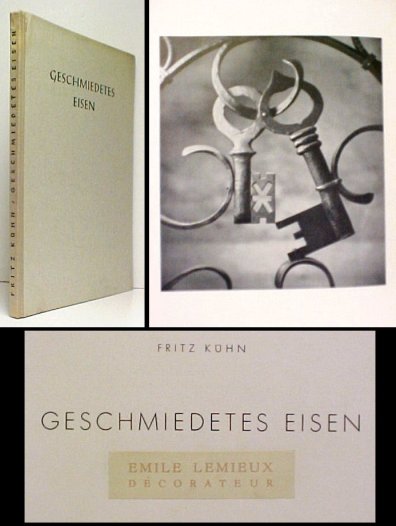 Geschmiedetes Eisen. ex-libris Emile Lemieux.