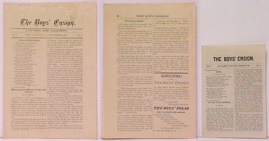 Image for Boys' Ensign. Vol.I, No.1. and Vol.I, No.4. Boys' Ensign. Vol.I, No.1. and Vol.I, No.4.