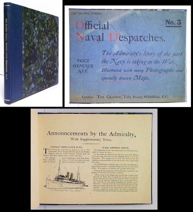Image for Official Naval Despatches. half-leather. Official Naval Despatches. half-leather.