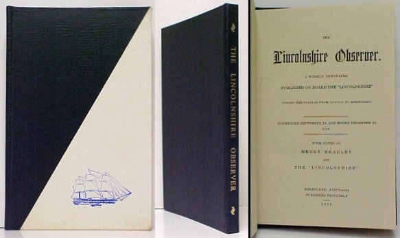 Lincolnshire Observer. signed ltd ed.