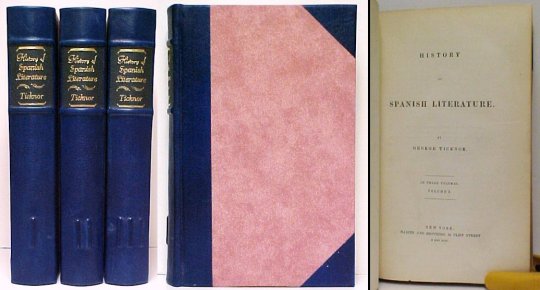 Image for History of Spanish Literature. 3 vols. rebound. History of Spanish Literature. 3 vols. rebound.