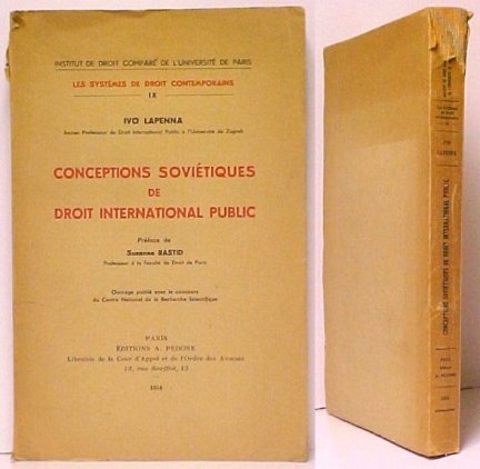 Conceptions Sovitiques de Droit International Public