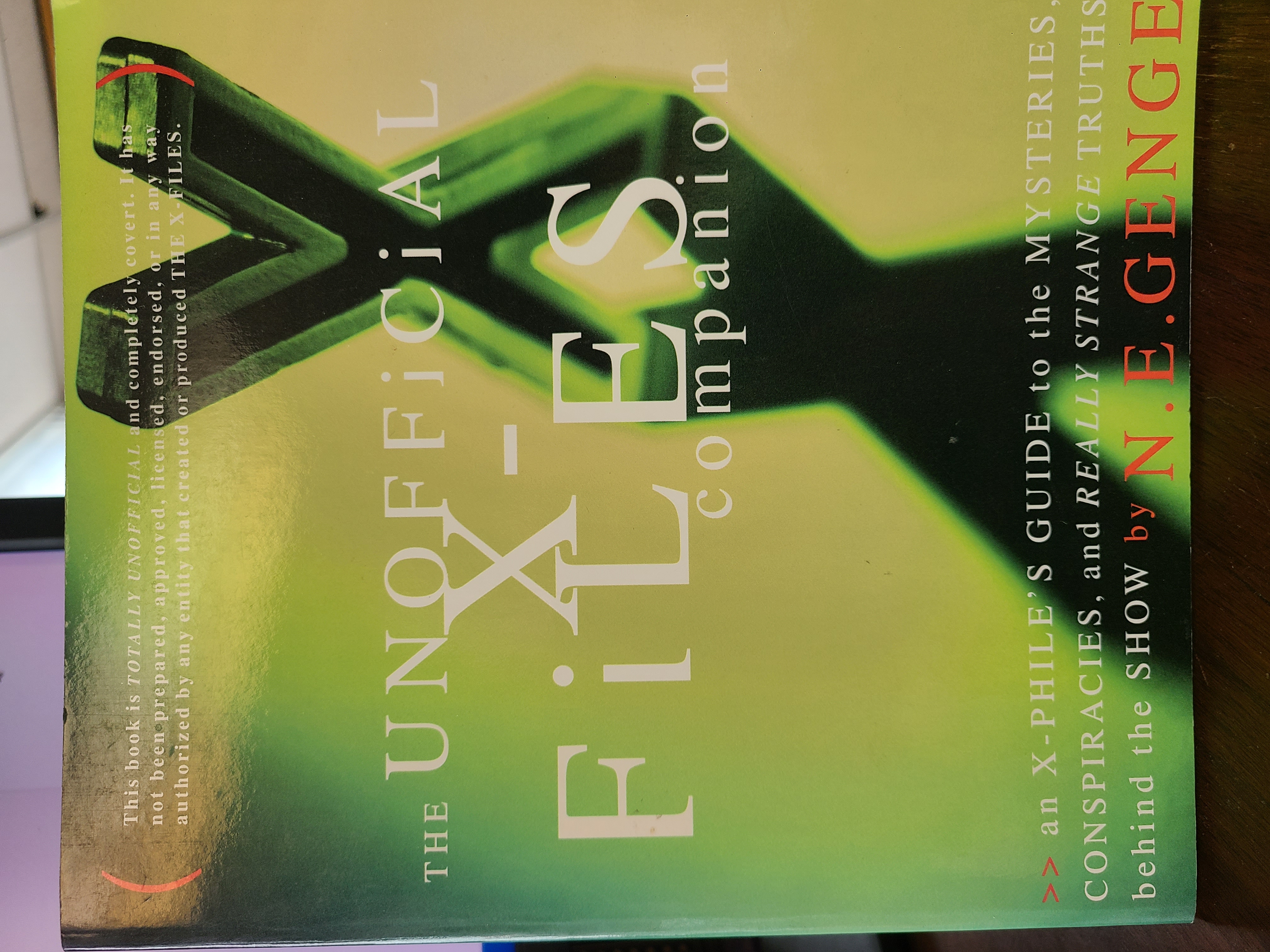 Image for Unofficial X-Files Companion. 9th pbk pr. signed Unofficial X-Files Companion. 9th pbk pr. signed