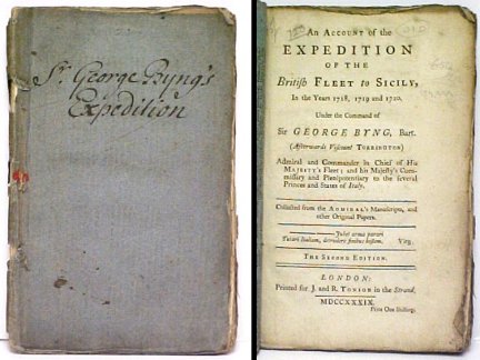 Image for Account of the Expedition of the British Fleet to Sicily , In the Years 1718, 1719, and 1720.  2d ed.