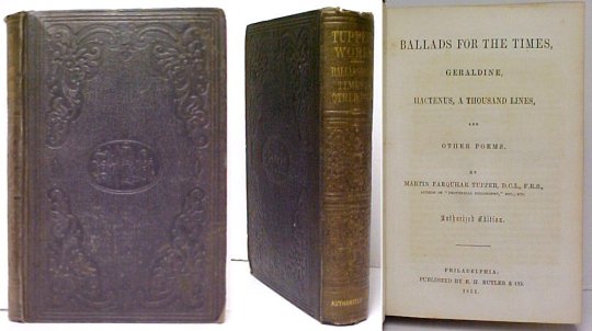 Image for Ballads for the Times, Geraldine, Hactenus, A Thousand Lines, and Other Poems. US ed. Ballads for the Times, Geraldine, Hactenus, A Thousand Lines, and Other Poems. US ed.
