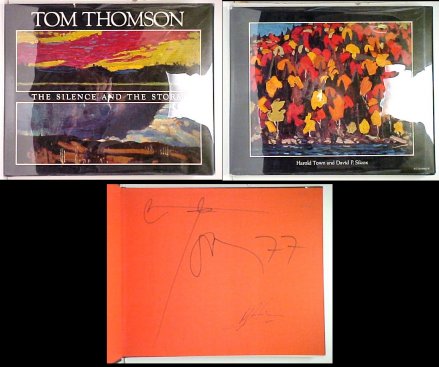 Tom Thomson : The Silence and the Storm. First Edition in dustjacket, Signed