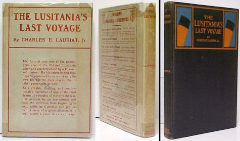 Lusitania's Last Voyage. 3rd US pr in dj. Image for Lusitania's Last Voyage. 3rd US pr in dj.