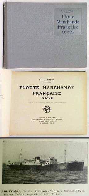 Flotte Marchande Franaise 1950-51. no dj.