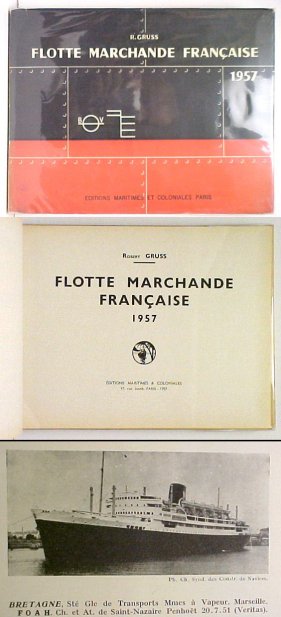 Flotte Marchande Franaise 1957. in dj.