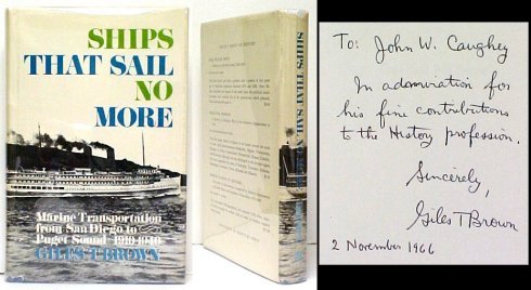 Ships That Sail No More 1st in dj. signed