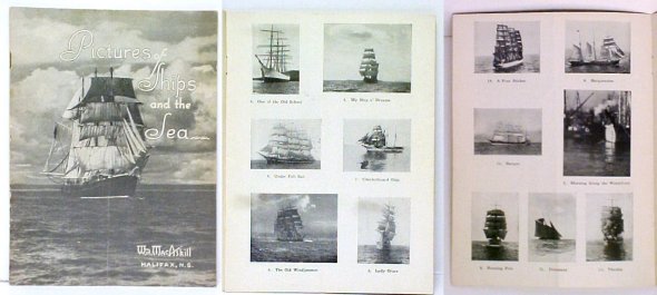 Image for Pictures of Ships and the Sea.  catalogue in ill. wraps 