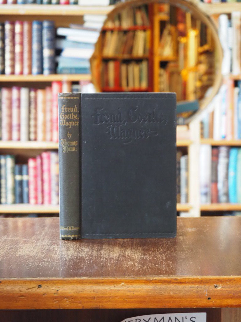 Freud, Goethe, Wagner. 1st US no dj.