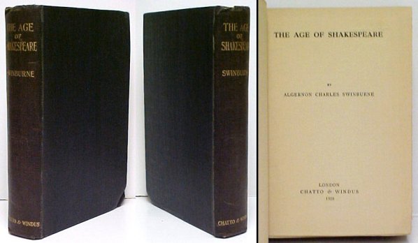 Image for Age of Shakespeare. First Edition, presentation copy Age of Shakespeare. First Edition, presentation copy