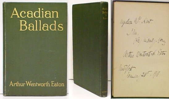 Acadian Ballads and De Soto's Last Dream. First Edition, Signed