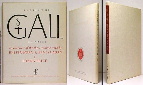 Image for Plan of St. Gall in Brief. in dj. Plan of St. Gall in Brief. in dj.