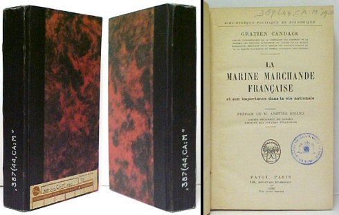 Marine Marchande Franaise. rebound.