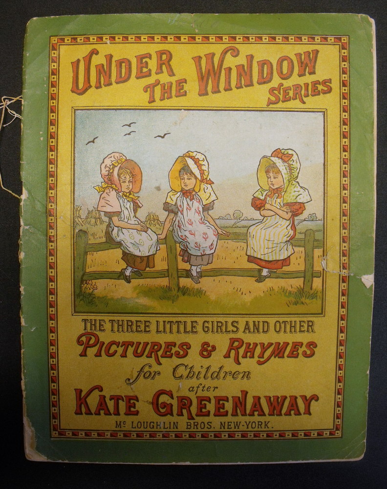 Three Little Girls and Other Pictures & Rhymes for Children after Kate Greenaway. as is.