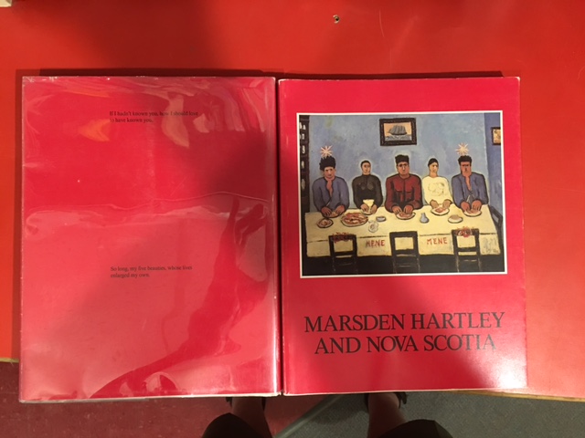 Image for Marsden Hartley and Nova Scotia. First Edition