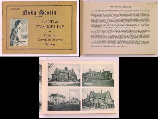 Scenic Nova Scotia, Canada, Land of Evangeline : Along the Dominion Atlantic Railway
