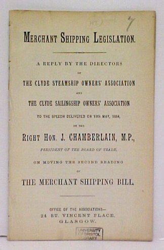 Merchant Shipping Legislation