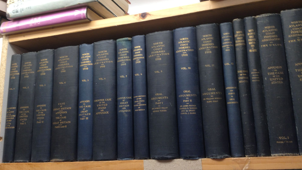 North Atlantic Coast Fisheries : Proceedings in the North Atlantic Coast Fisheries Arbitration before the Permanent Court of Arbitration at The Hague under the Provisions of the General Treaty of Arbitration of April 4, 1908, and the Special Agreement