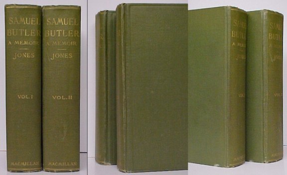 Image for Samuel Butler, Author of Erewhon : (1835-1902) A Memoir. in 2vols Samuel Butler, Author of Erewhon : (1835-1902) A Memoir. in 2vols