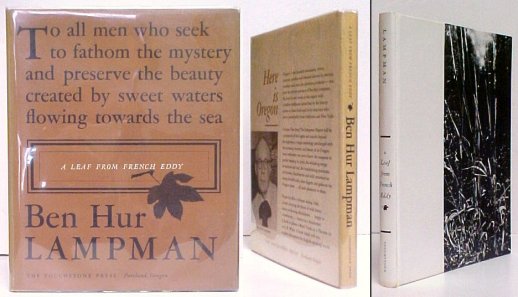 Image for Leaf from French Eddy : A Collection of Essays on Fish, Anglers and Fishermen. Volume 1 of the Lampman Papers. First Edition in dustjacket. Leaf from French Eddy : A Collection of Essays on Fish, Anglers and Fishermen. Volume 1 of the Lampman Papers. First Edition in dustjacket.