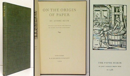 Image for On the Origin of Paper. ltd ed On the Origin of Paper. ltd ed