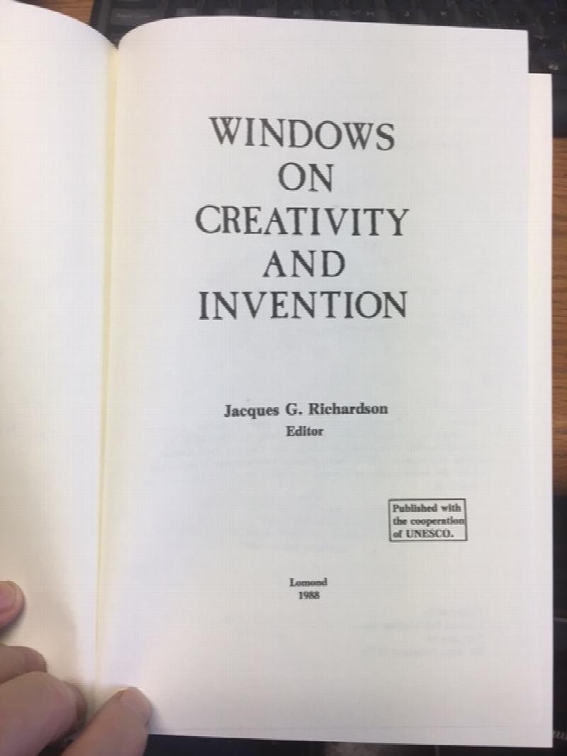 Image for Windows on Creativity and Invention. First Edition in dust jacket, Signed Windows on Creativity and Invention. First Edition in dust jacket, Signed