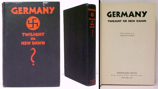 Image for Germany : Twilight or New Dawn. 1st US